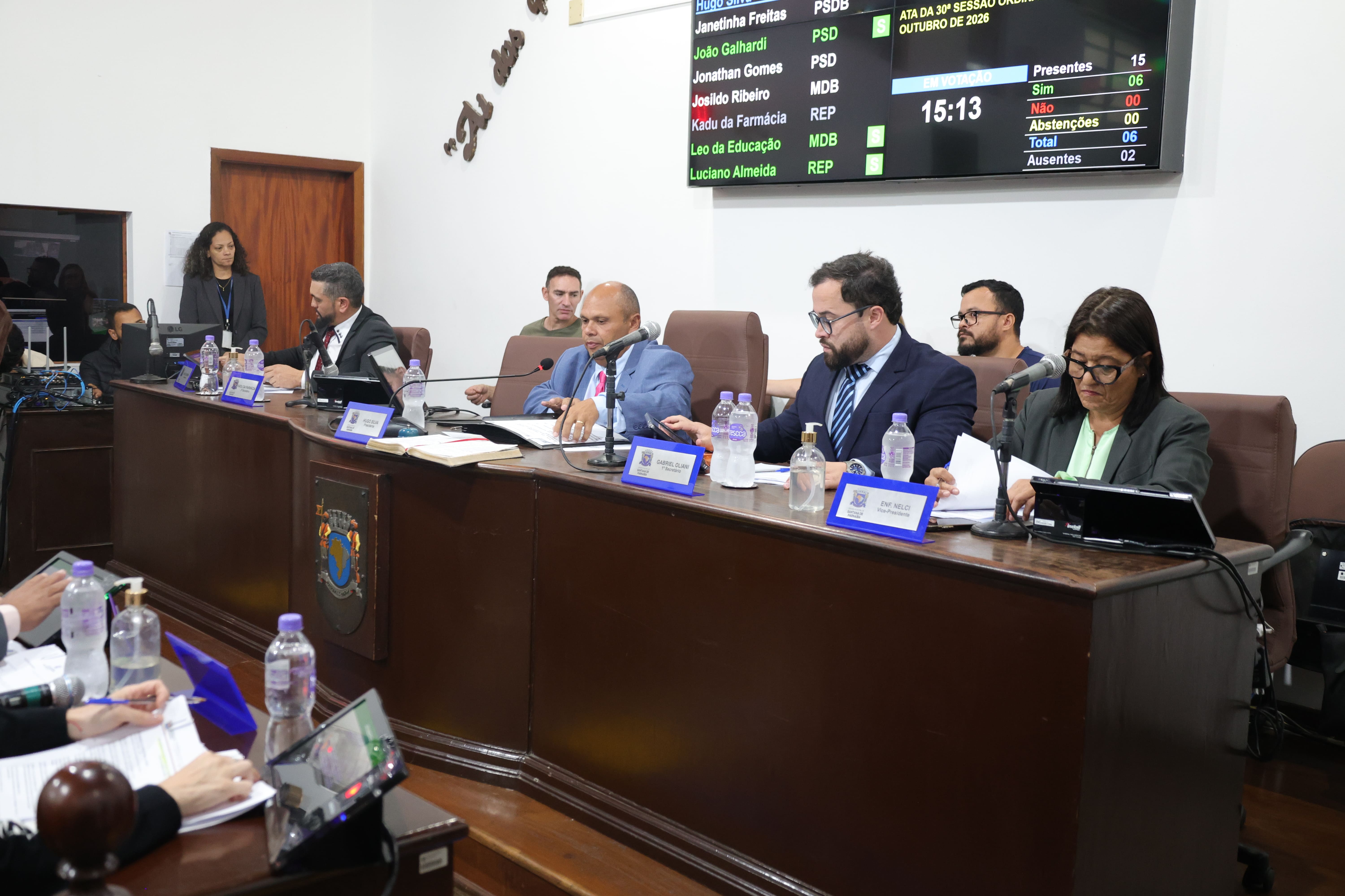 Câmara de Santana de Parnaíba realiza 31ª Sessão Ordinária de 2026